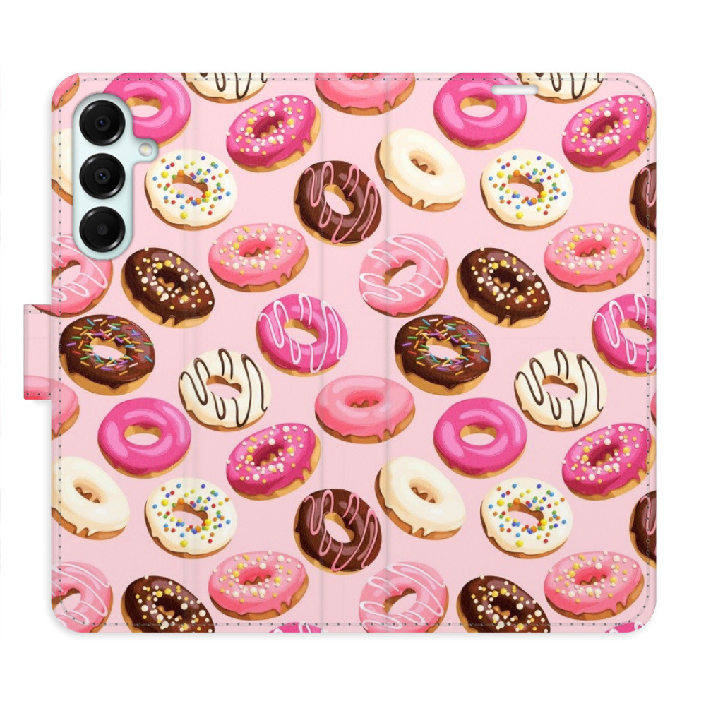Flipové puzdro iSaprio - Donuts Pattern 03 - Samsung Galaxy A16 5G
