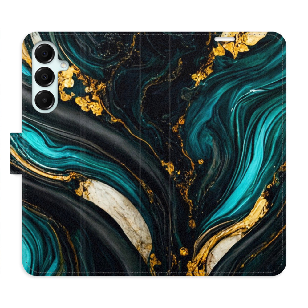 Flipové puzdro iSaprio - Dark Paint - Samsung Galaxy A16 5G