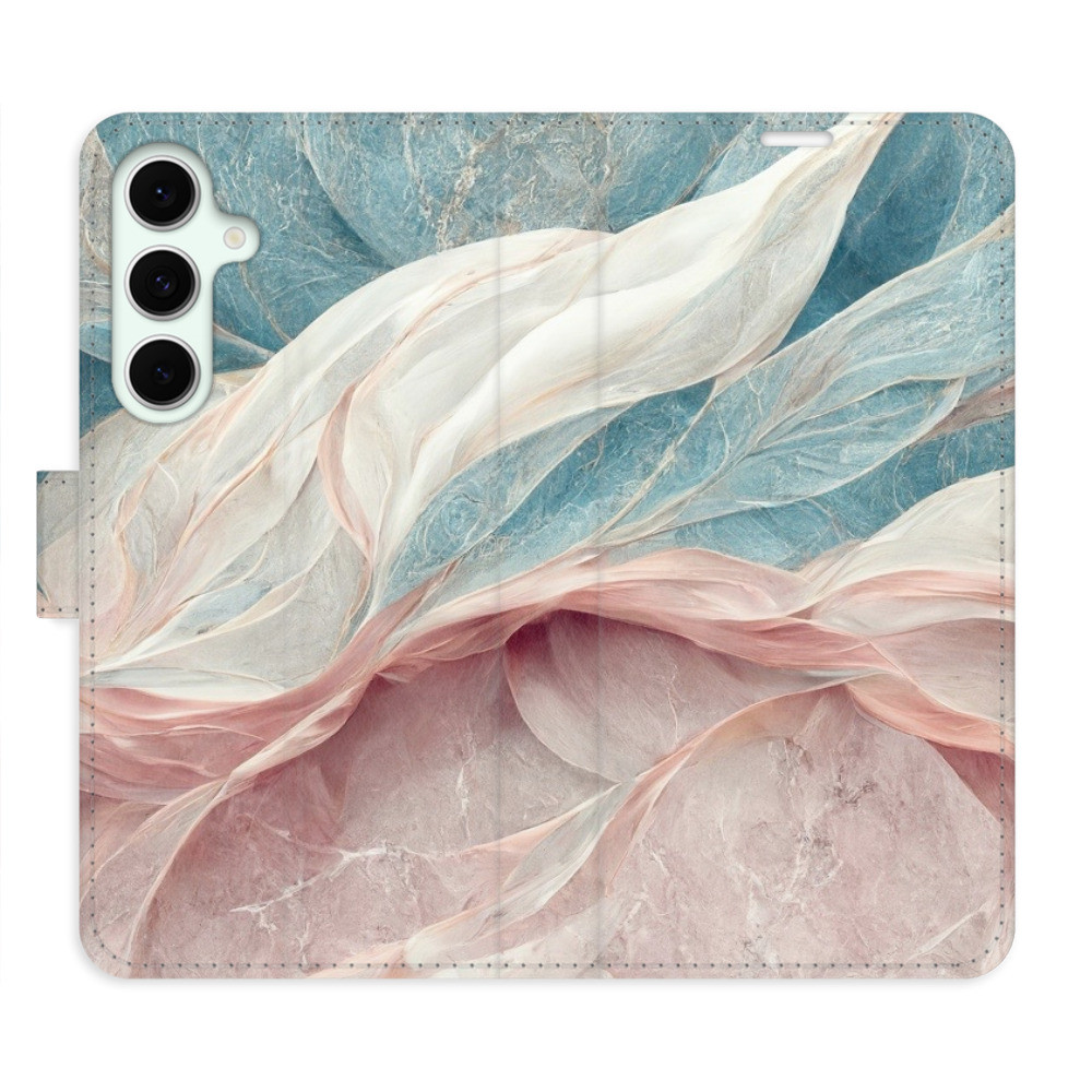 Flipové puzdro iSaprio - Old Leaves 03 - Samsung Galaxy S24 FE