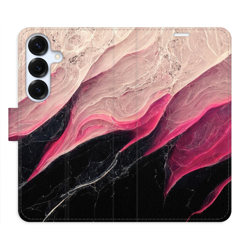 Flipové puzdro iSaprio - BlackPink Marble - Samsung Galaxy S25