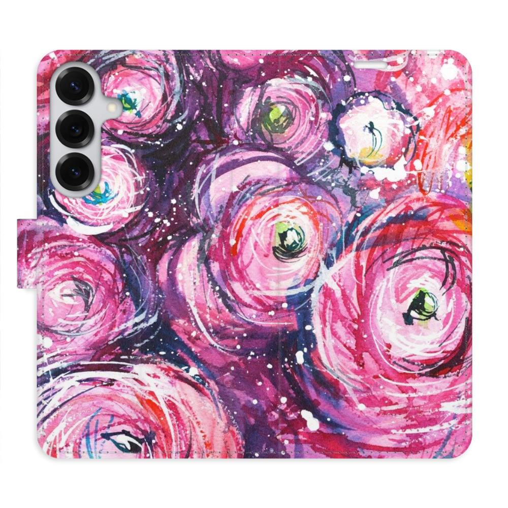 Flipové puzdro iSaprio - Retro Paint 02 - Samsung Galaxy S25+