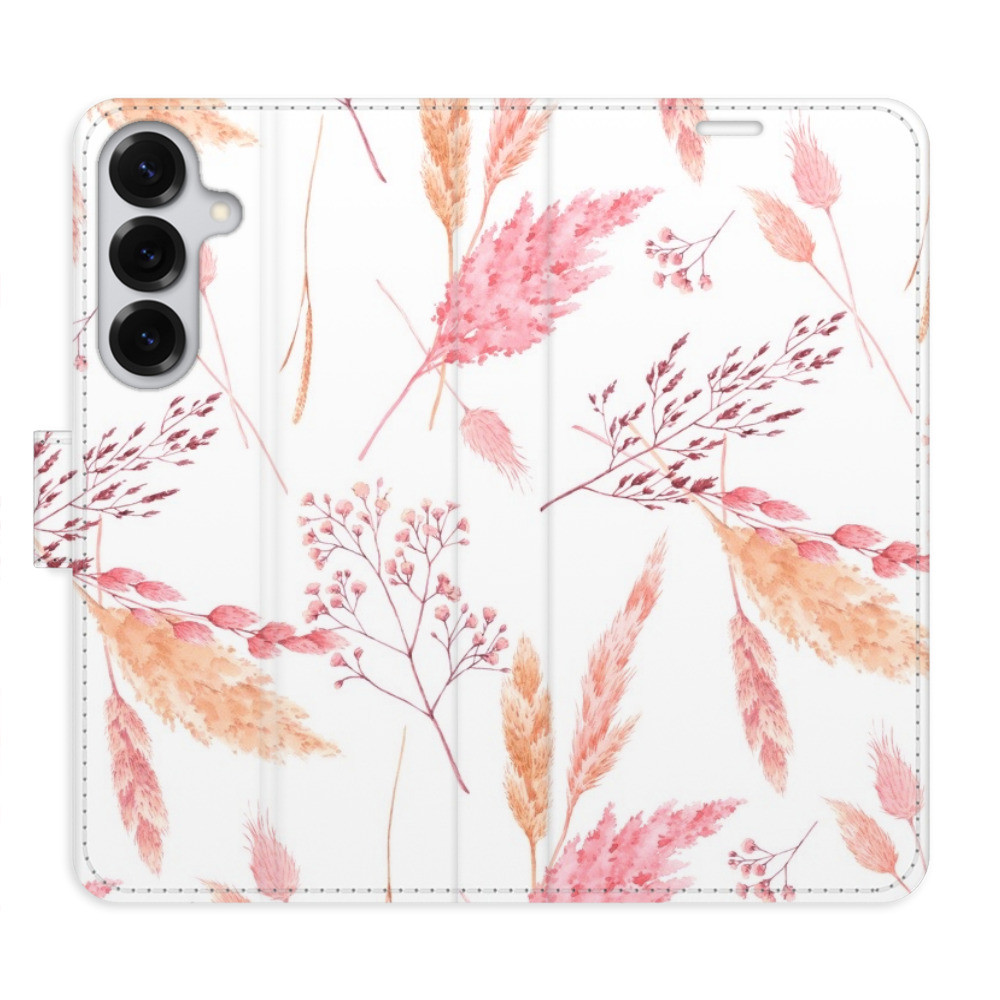 Flipové puzdro iSaprio - Ornamental Flowers - Samsung Galaxy S25+