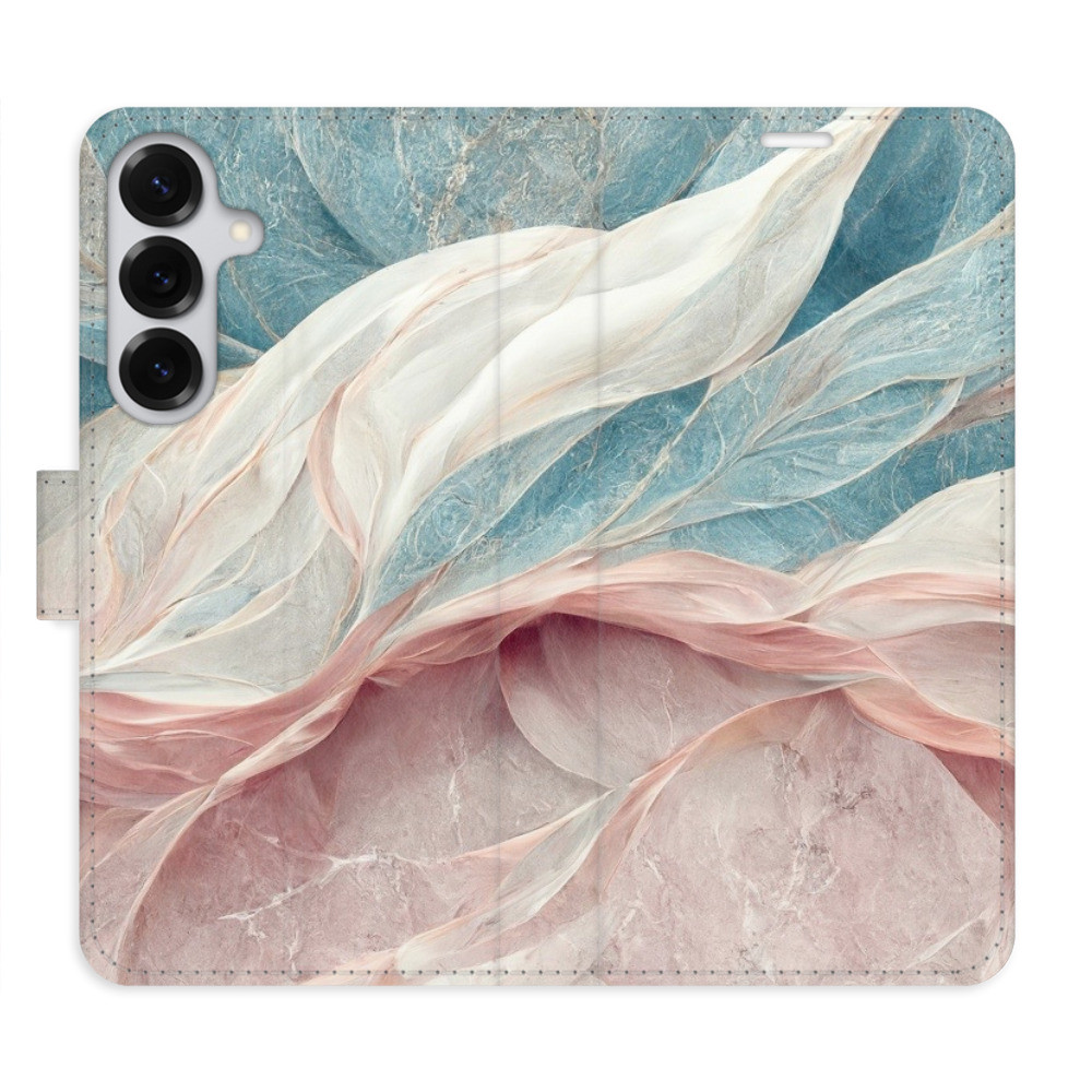 Flipové puzdro iSaprio - Old Leaves 03 - Samsung Galaxy S25+