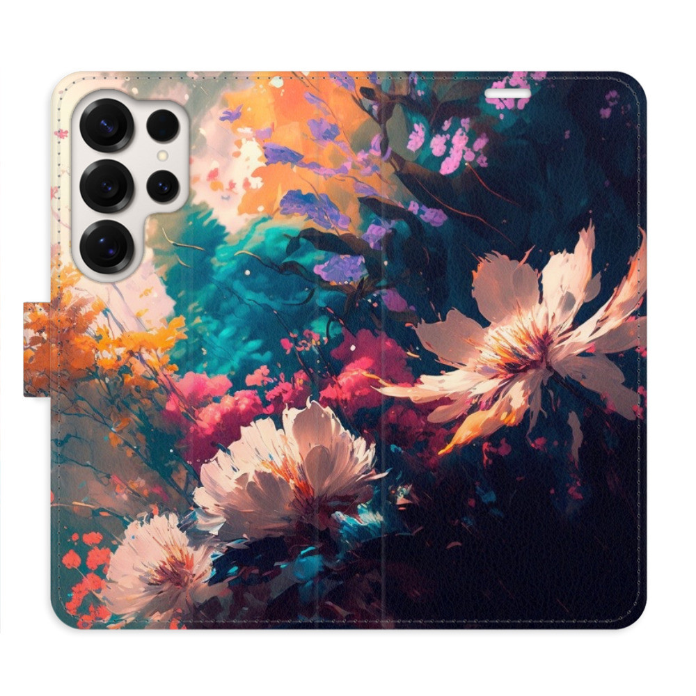 Flipové puzdro iSaprio - Spring Flowers - Samsung Galaxy S25 Ultra