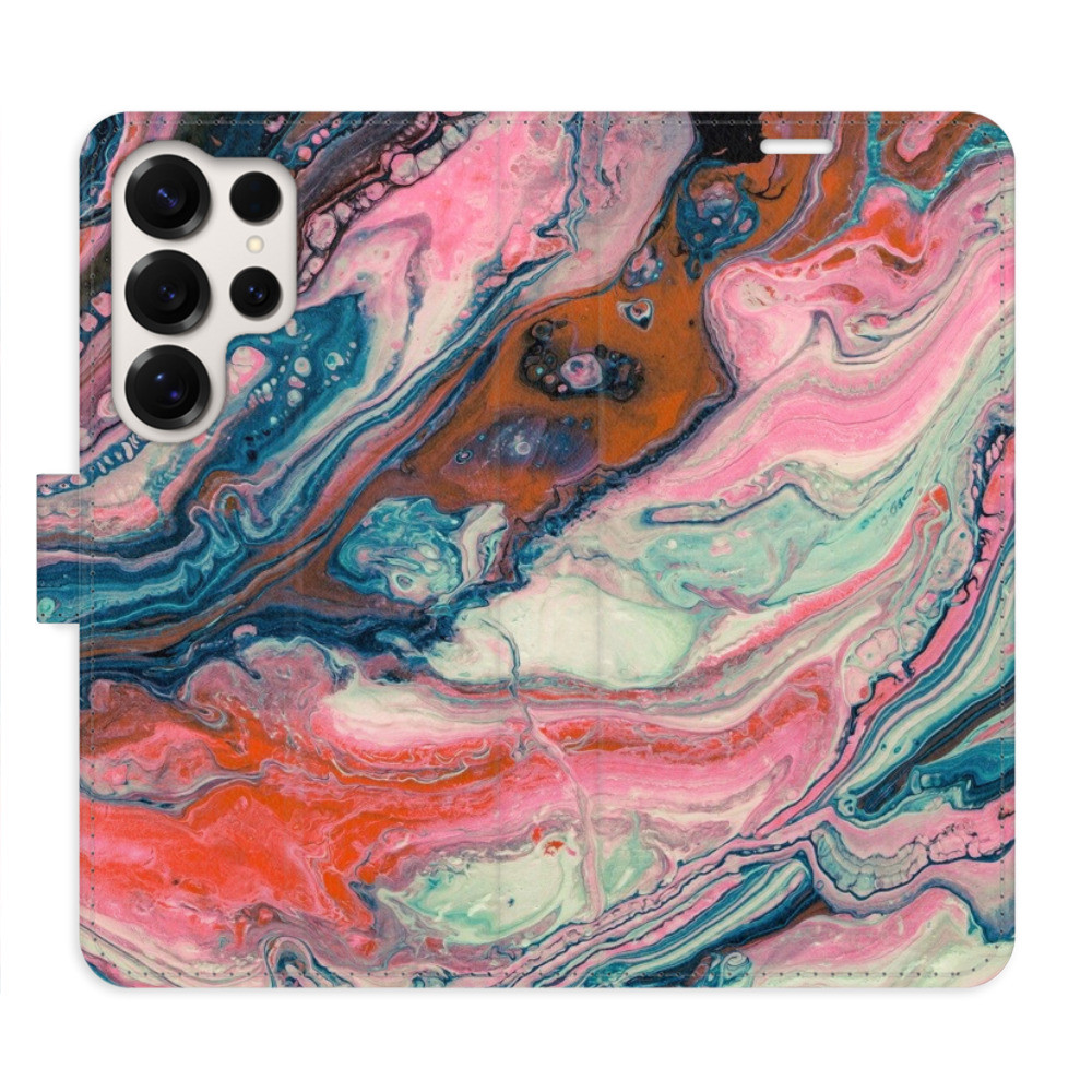 Flipové puzdro iSaprio - Retro Paint - Samsung Galaxy S25 Ultra