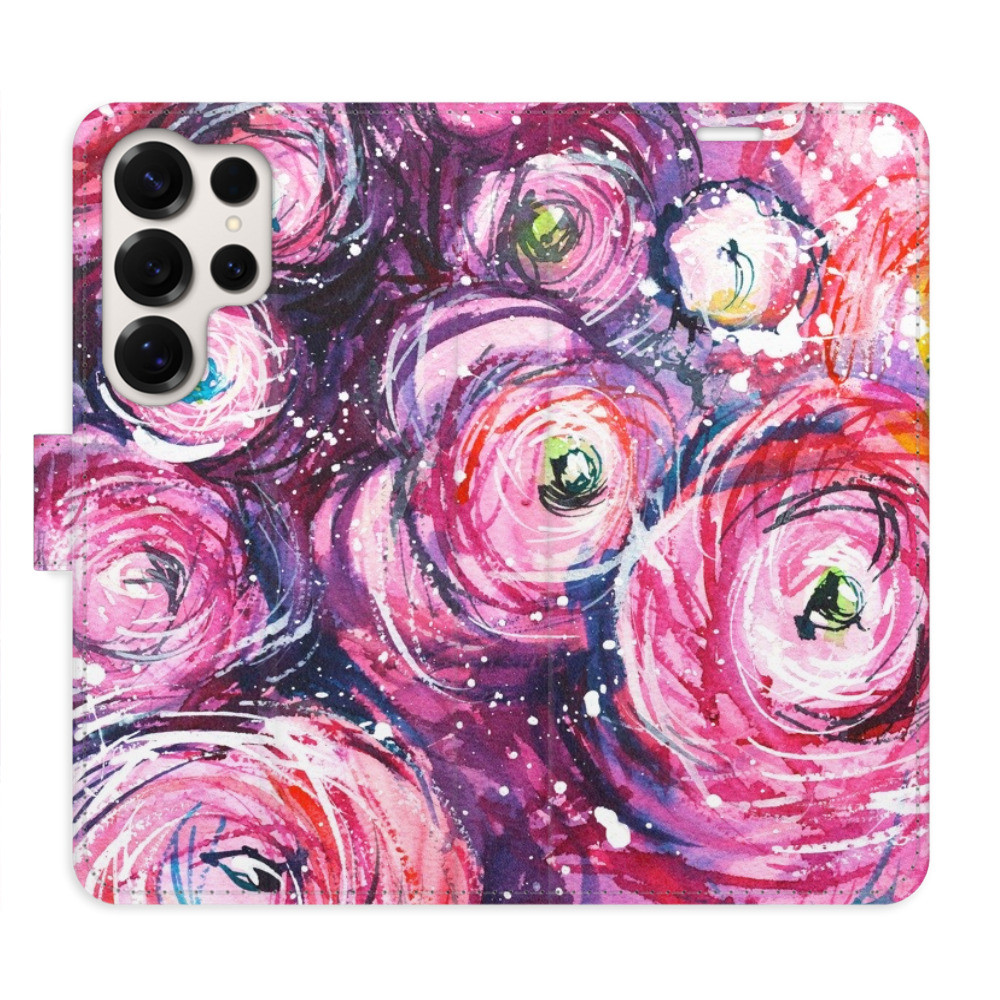 Flipové puzdro iSaprio - Retro Paint 02 - Samsung Galaxy S25 Ultra