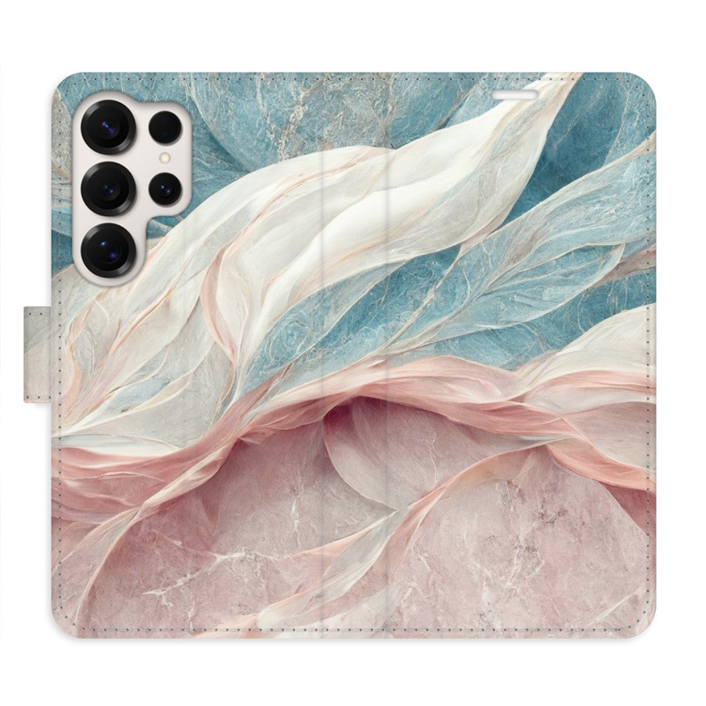 Flipové puzdro iSaprio - Old Leaves 03 - Samsung Galaxy S25 Ultra