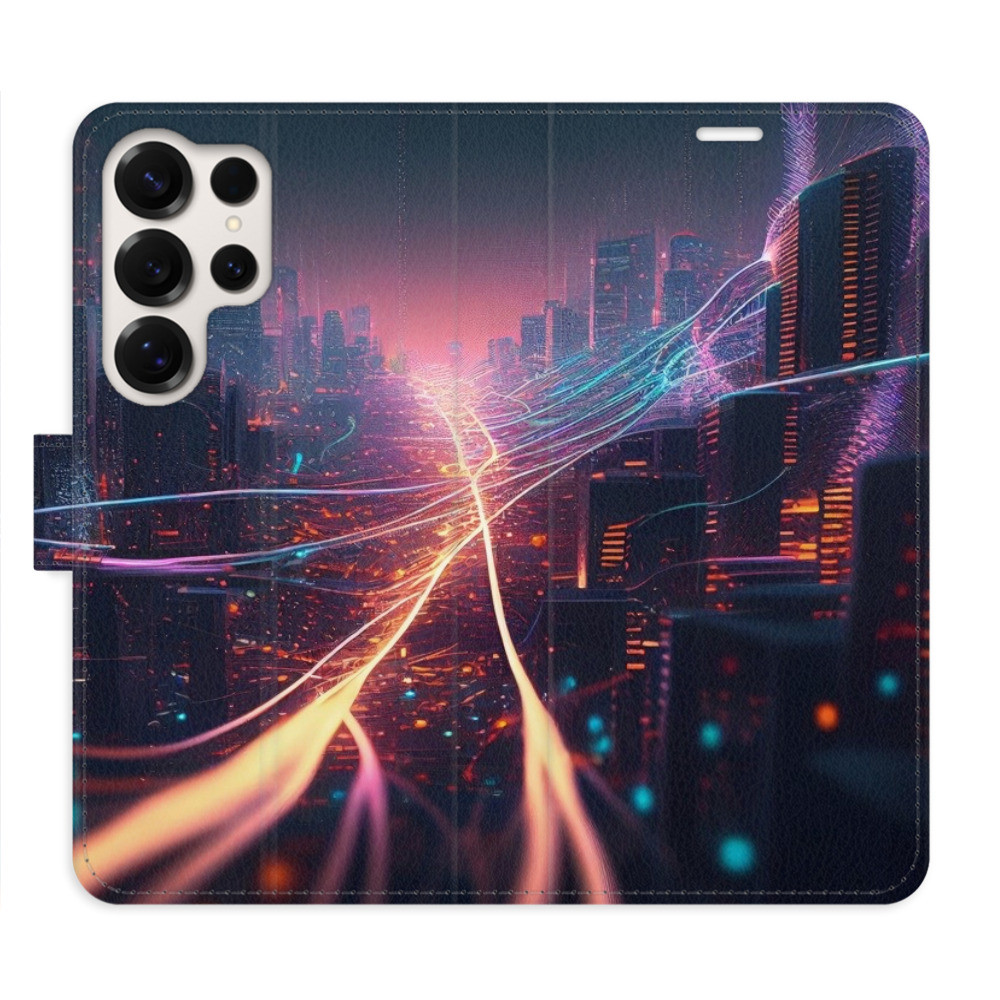 Flipové puzdro iSaprio - Modern City - Samsung Galaxy S25 Ultra