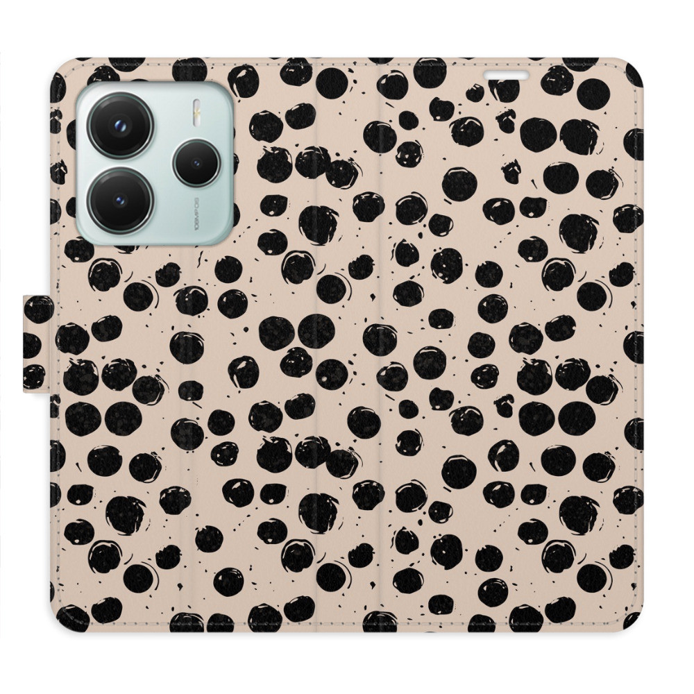 Flipové puzdro iSaprio - Dotted 02 - Xiaomi Redmi Note 14 5G
