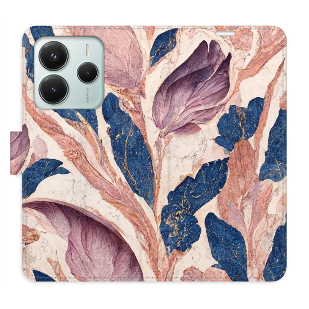 Flipové puzdro iSaprio - Old Leaves 02 - Xiaomi Redmi Note 14 5G