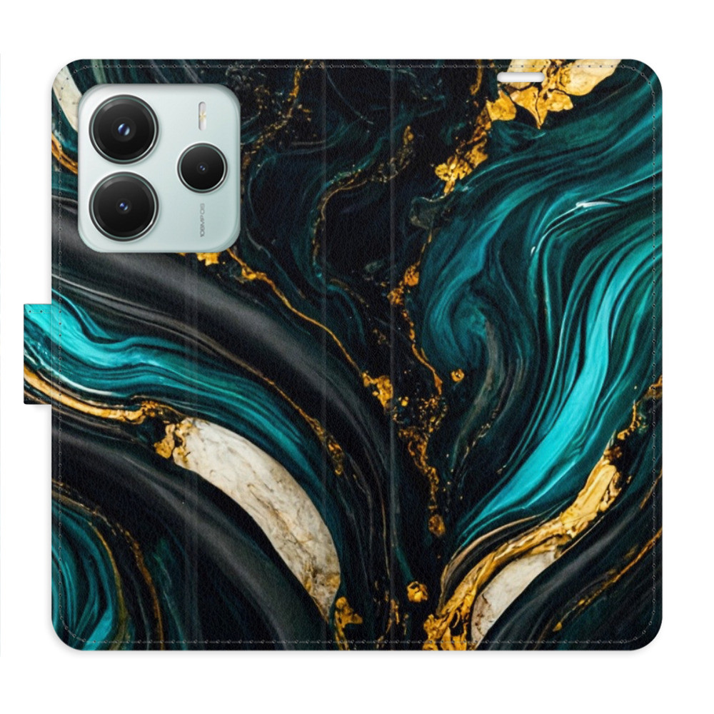 Flipové puzdro iSaprio - Dark Paint - Xiaomi Redmi Note 14 5G