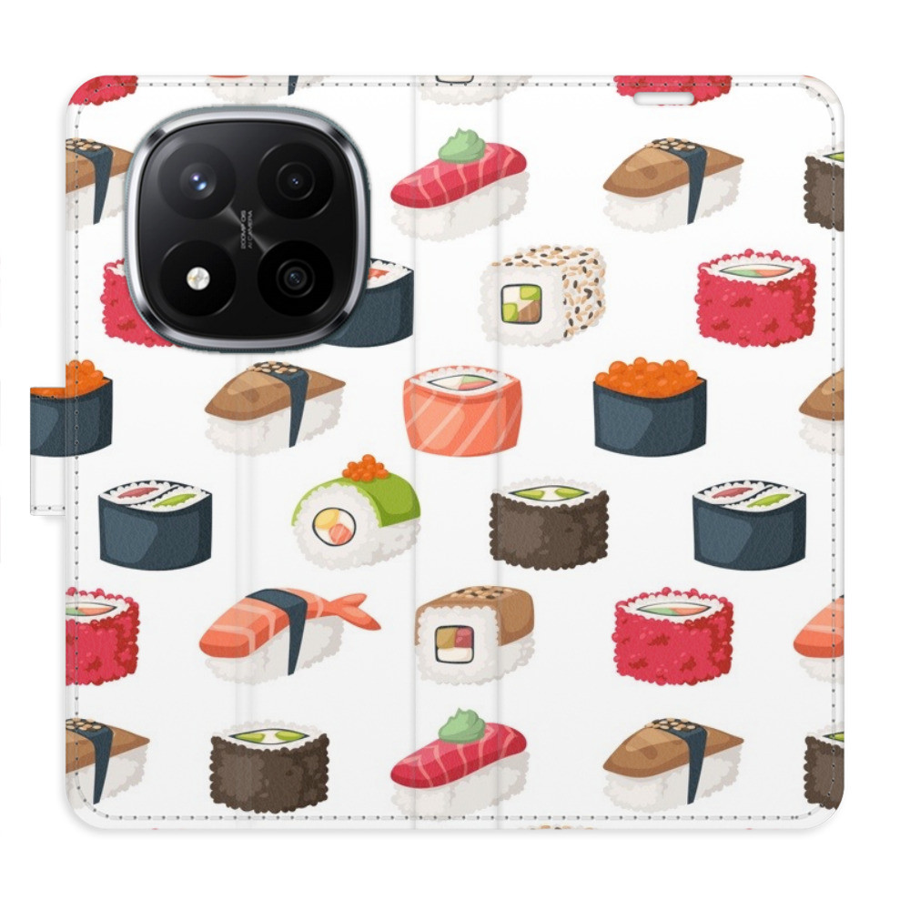 Flipové puzdro iSaprio - Sushi Pattern 02 - Xiaomi Redmi Note 14 Pro 5G/14 Pro+ 5G