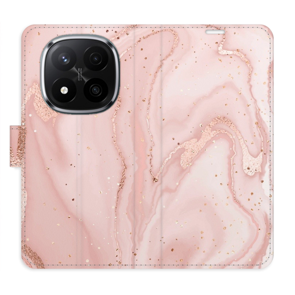 Flipové puzdro iSaprio - RoseGold Marble - Xiaomi Redmi Note 14 Pro 5G/14 Pro+ 5G