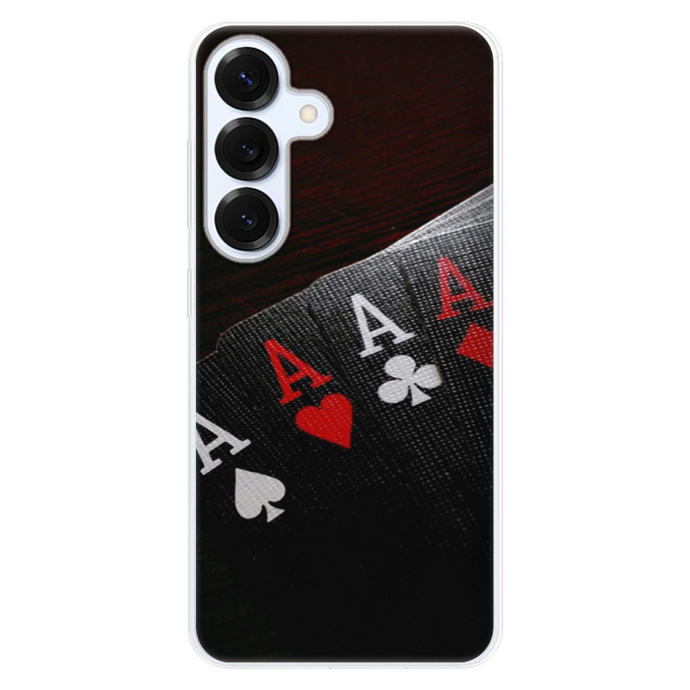 Odolné silikónové puzdro iSaprio - Poker - Samsung Galaxy S25
