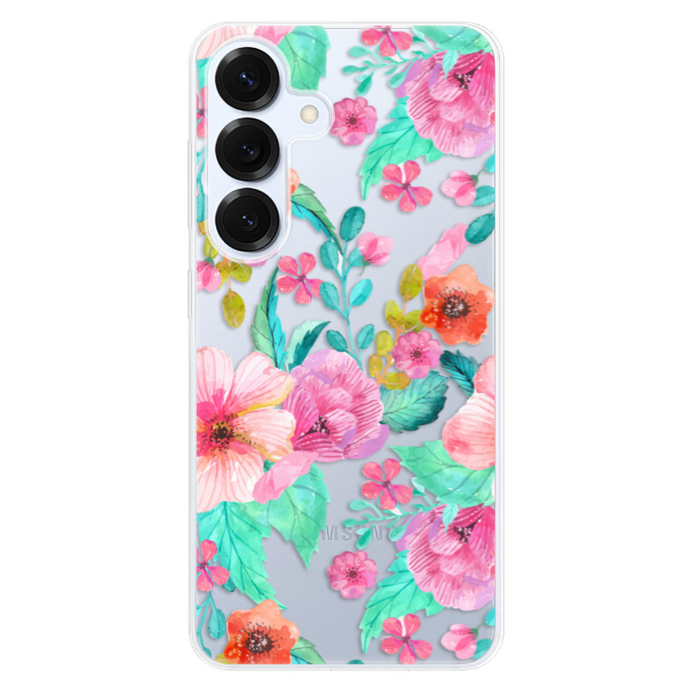 Odolné silikónové puzdro iSaprio - Flower Pattern 01 - Samsung Galaxy S25