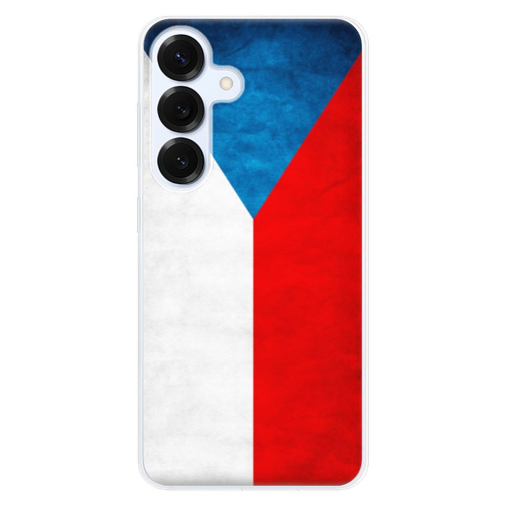 Odolné silikónové puzdro iSaprio - Czech Flag - Samsung Galaxy S25
