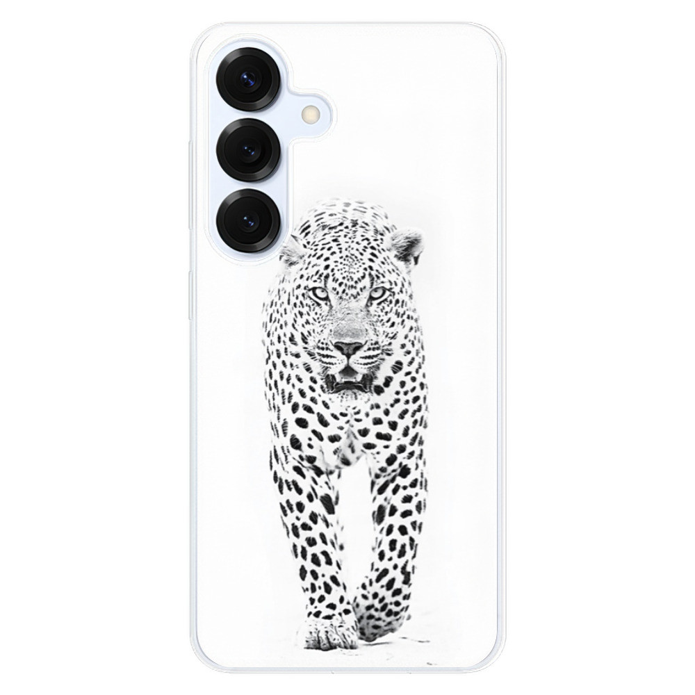 Odolné silikónové puzdro iSaprio - White Jaguar - Samsung Galaxy S25