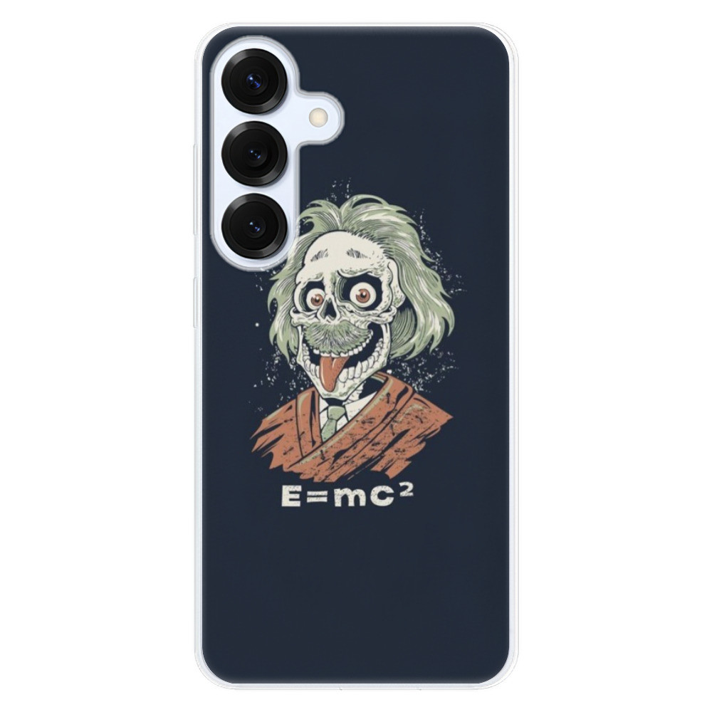 Odolné silikónové puzdro iSaprio - Einstein 01 - Samsung Galaxy S25
