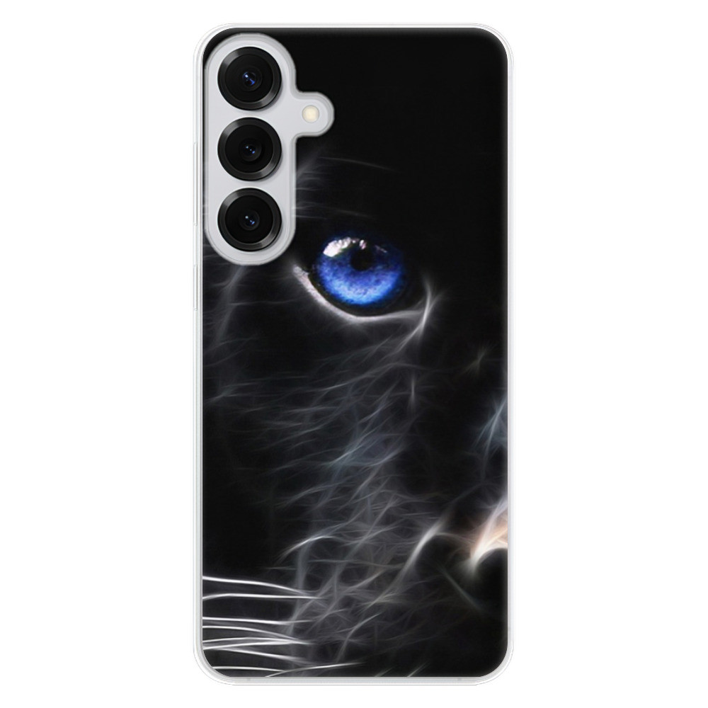 Odolné silikónové puzdro iSaprio - Black Puma - Samsung Galaxy S25+