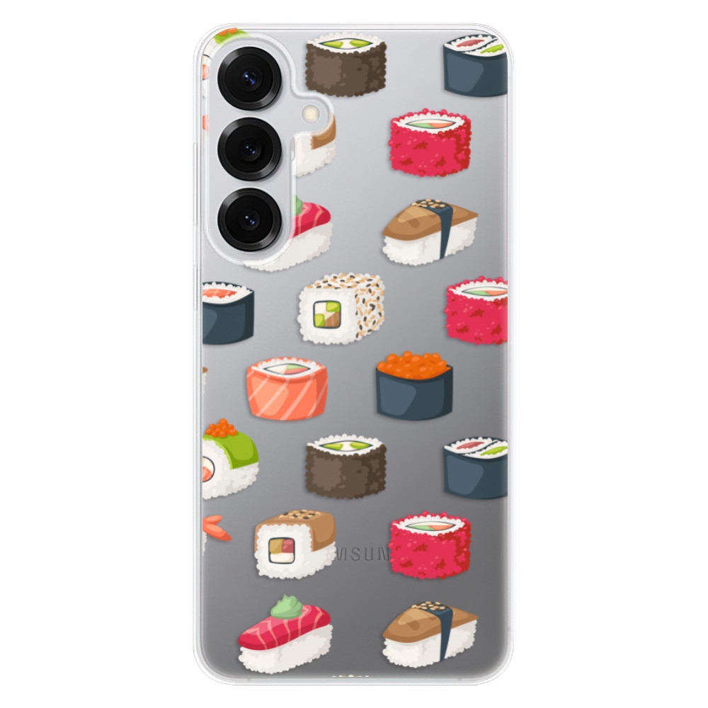 Odolné silikónové puzdro iSaprio - Sushi Pattern - Samsung Galaxy S25+
