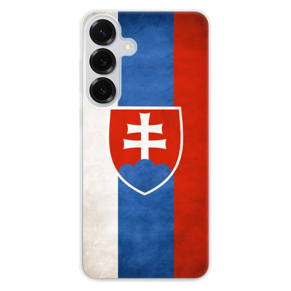 Odolné silikónové puzdro iSaprio - Slovakia Flag - Samsung Galaxy S25+