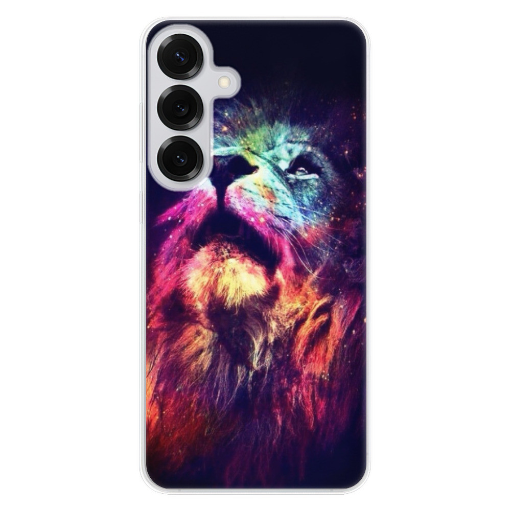 Odolné silikónové puzdro iSaprio - Lion in Colors - Samsung Galaxy S25+