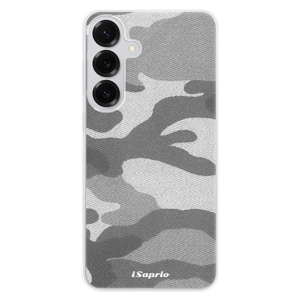 Odolné silikónové puzdro iSaprio - Gray Camuflage 02 - Samsung Galaxy S25+
