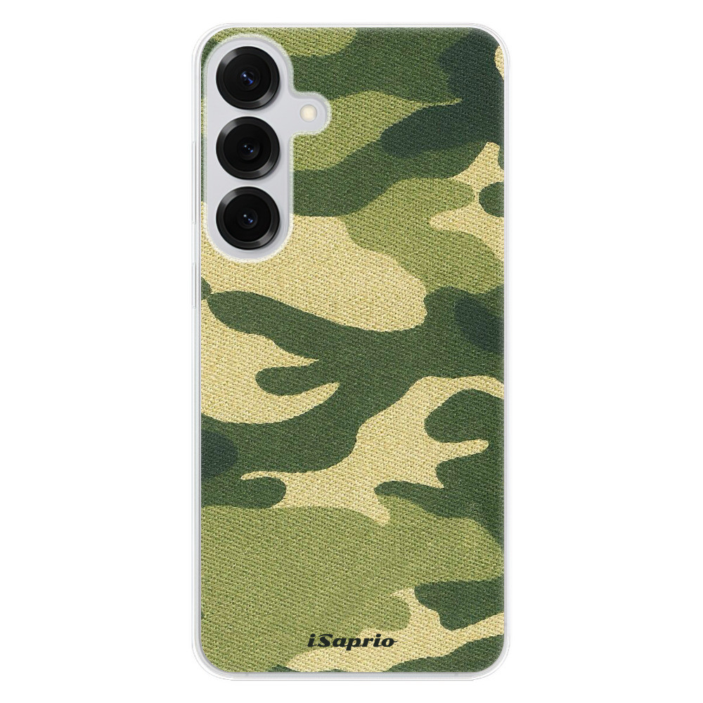 Odolné silikónové puzdro iSaprio - Green Camuflage 01 - Samsung Galaxy S25+