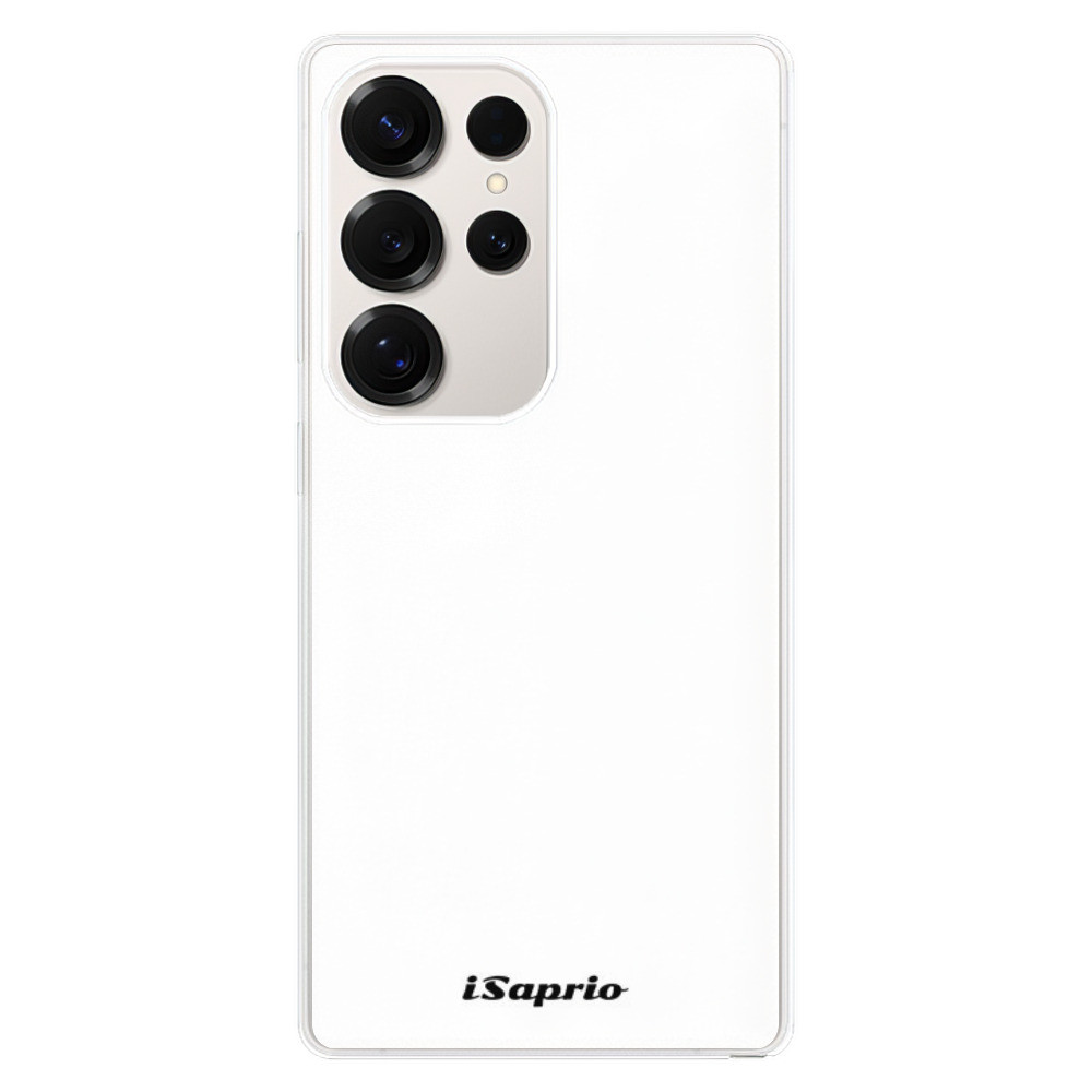 Odolné silikónové puzdro iSaprio - 4Pure - bílý - Samsung Galaxy S25 Ultra