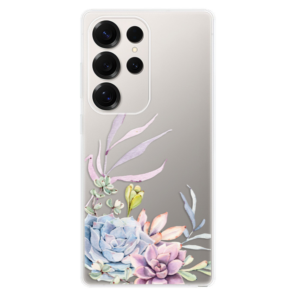 Odolné silikónové puzdro iSaprio - Succulent 01 - Samsung Galaxy S25 Ultra