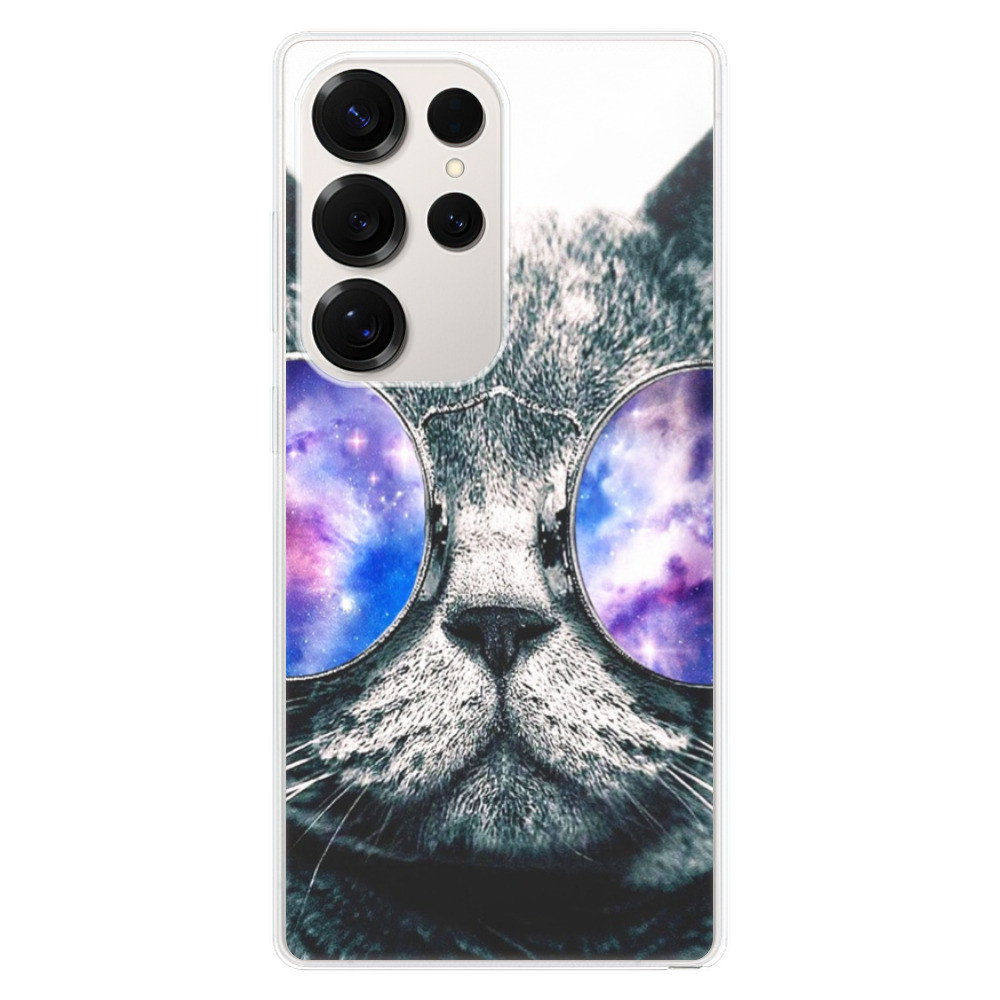 Odolné silikónové puzdro iSaprio - Galaxy Cat - Samsung Galaxy S25 Ultra