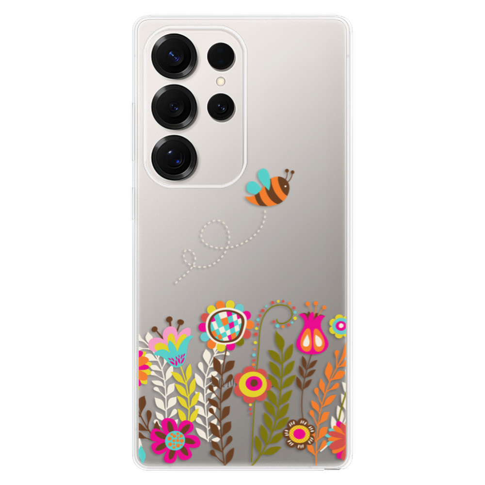 Odolné silikónové puzdro iSaprio - Bee 01 - Samsung Galaxy S25 Ultra
