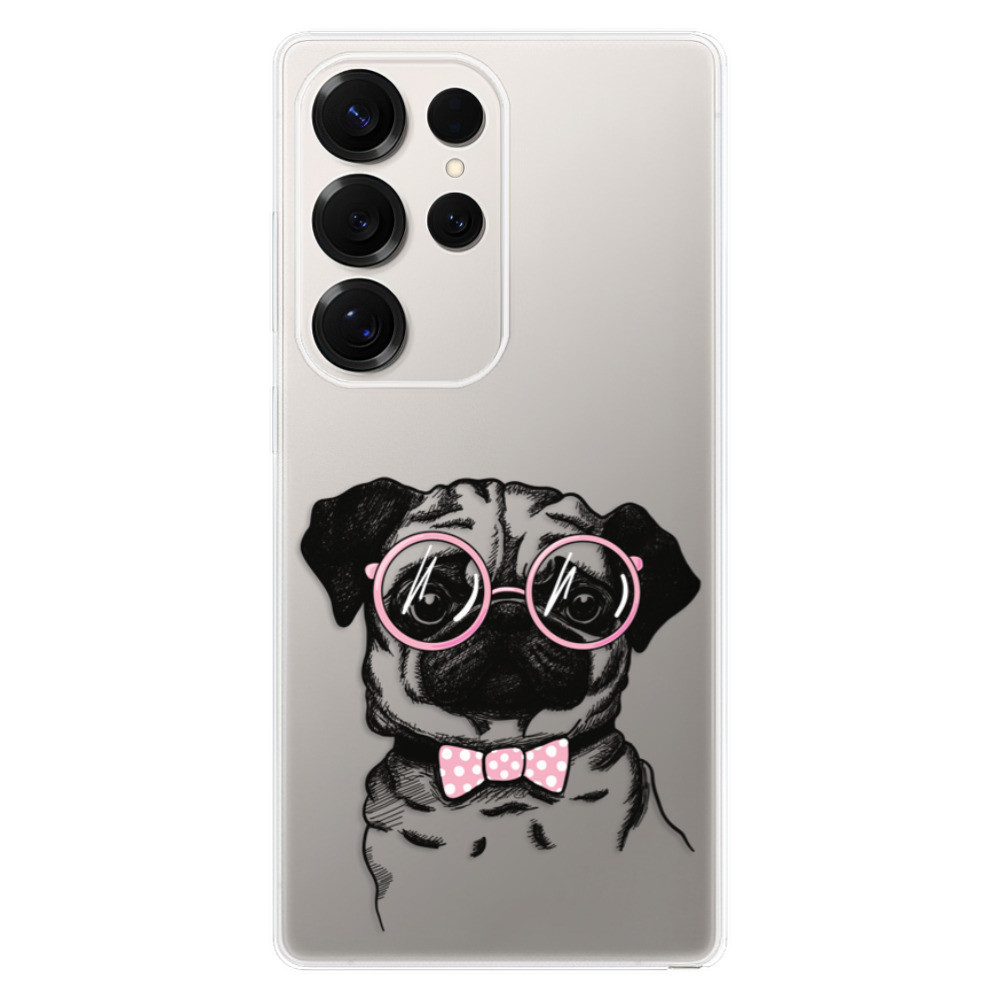 Odolné silikónové puzdro iSaprio - The Pug - Samsung Galaxy S25 Ultra