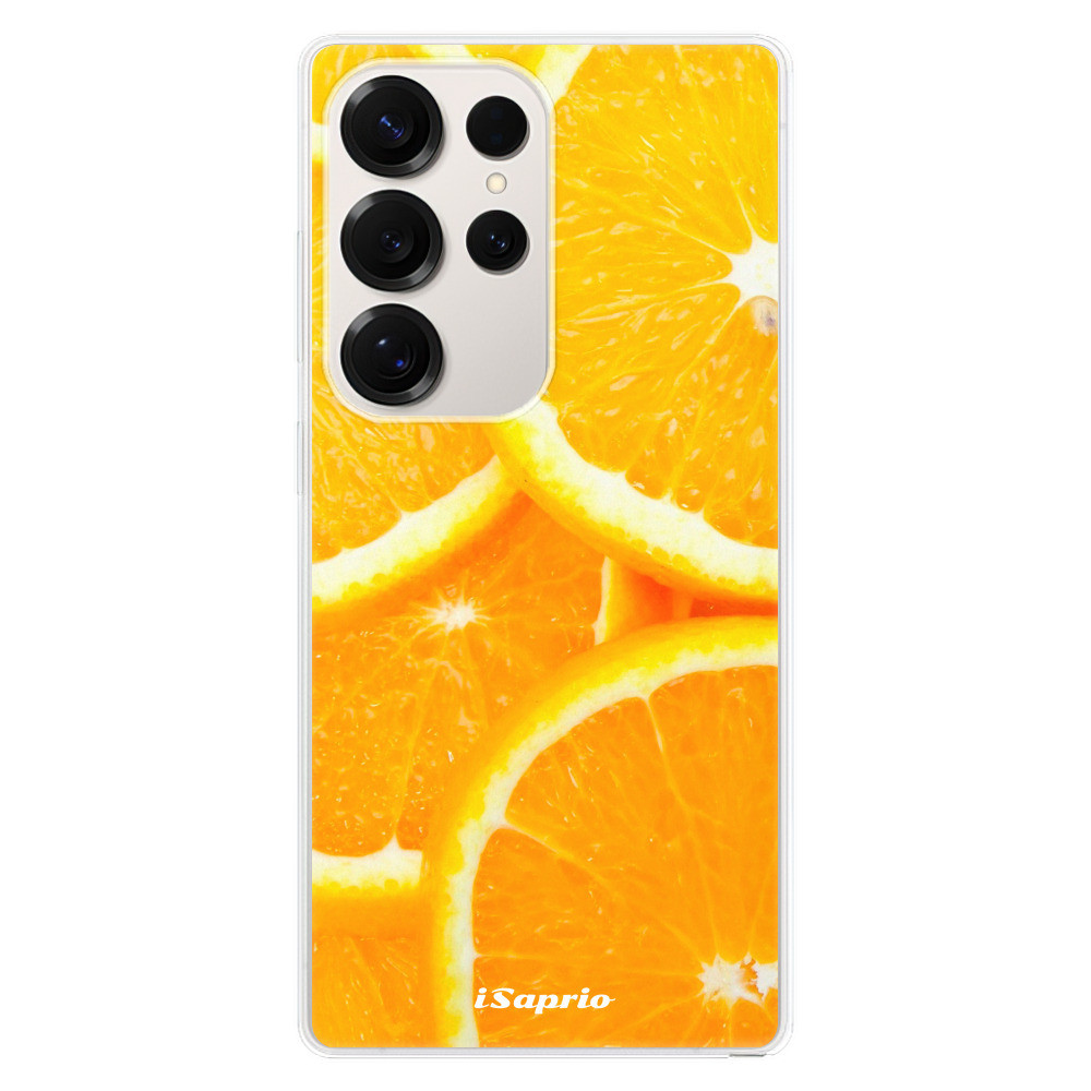 Odolné silikónové puzdro iSaprio - Orange 10 - Samsung Galaxy S25 Ultra