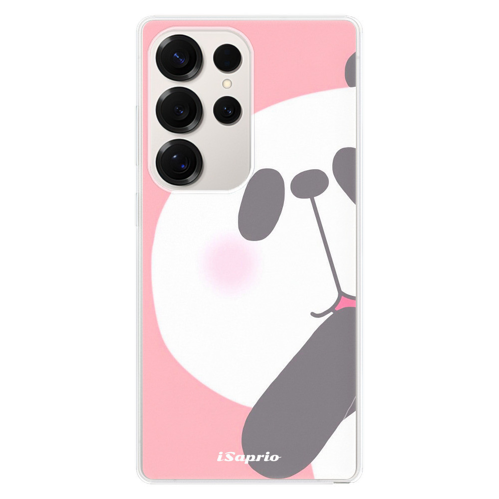 Odolné silikónové puzdro iSaprio - Panda 01 - Samsung Galaxy S25 Ultra