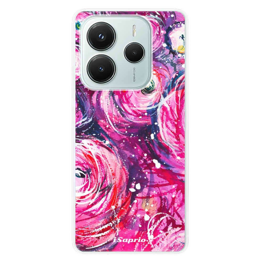 Odolné silikónové puzdro iSaprio - Pink Bouquet - Xiaomi Redmi Note 14 5G
