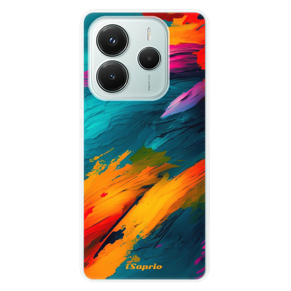 Odolné silikónové puzdro iSaprio - Blue Paint - Xiaomi Redmi Note 14 5G