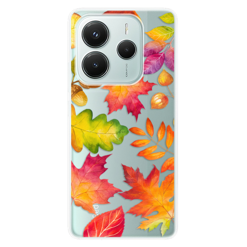 Odolné silikónové puzdro iSaprio - Autumn Leaves 01 - Xiaomi Redmi Note 14 5G