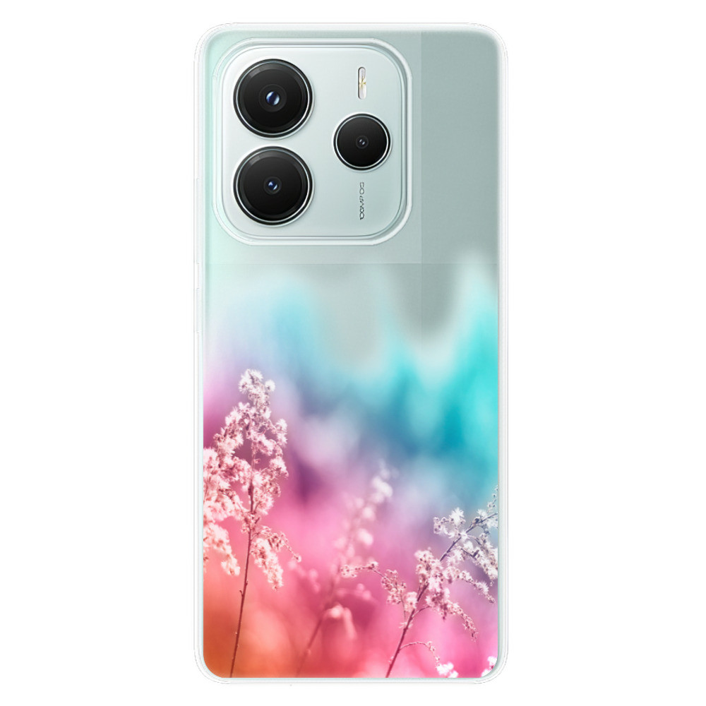 Odolné silikónové puzdro iSaprio - Rainbow Grass - Xiaomi Redmi Note 14 5G