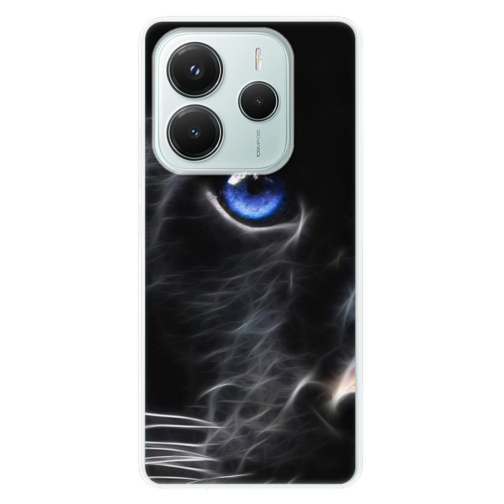 Odolné silikónové puzdro iSaprio - Black Puma - Xiaomi Redmi Note 14 5G