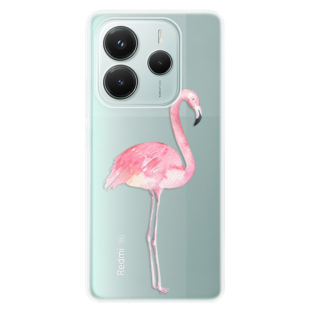Odolné silikónové puzdro iSaprio - Flamingo 01 - Xiaomi Redmi Note 14 5G