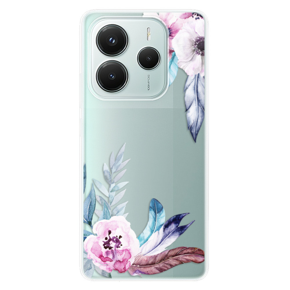 Odolné silikónové puzdro iSaprio - Flower Pattern 04 - Xiaomi Redmi Note 14 5G
