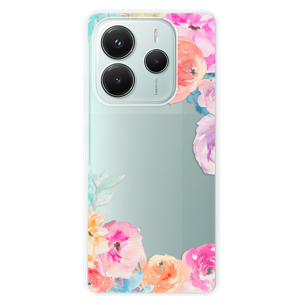 Odolné silikónové puzdro iSaprio - Flower Brush - Xiaomi Redmi Note 14 5G