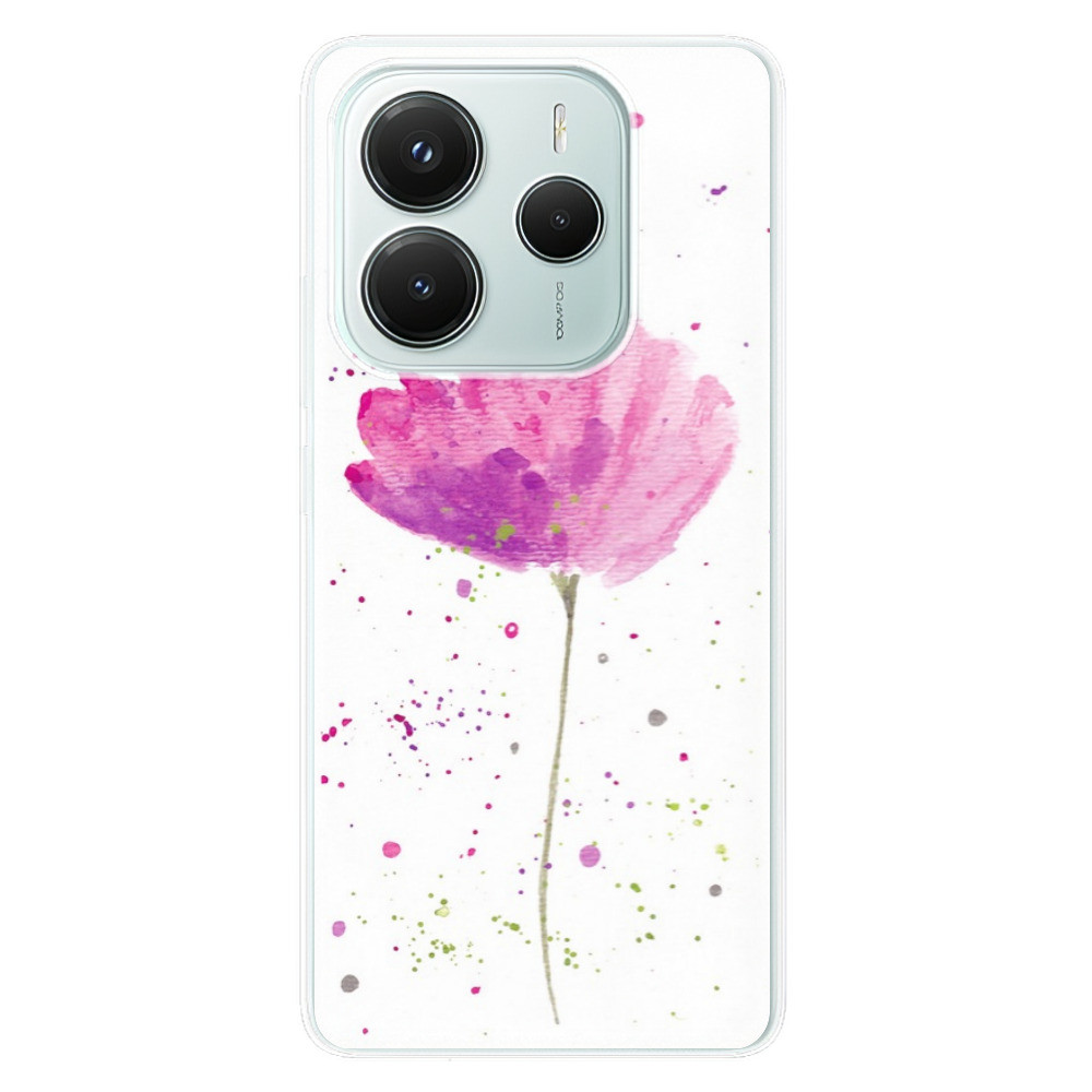 Odolné silikónové puzdro iSaprio - Poppies - Xiaomi Redmi Note 14 5G