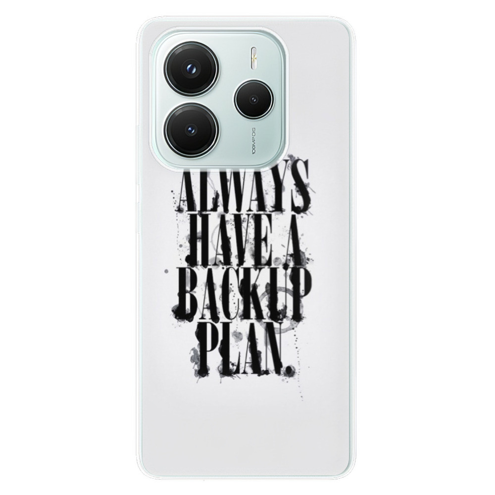 Odolné silikónové puzdro iSaprio - Backup Plan - Xiaomi Redmi Note 14 5G