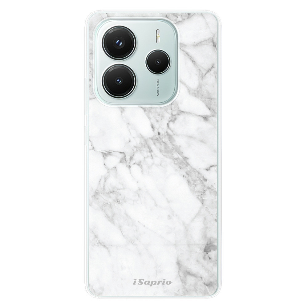Odolné silikónové puzdro iSaprio - SilverMarble 14 - Xiaomi Redmi Note 14 5G