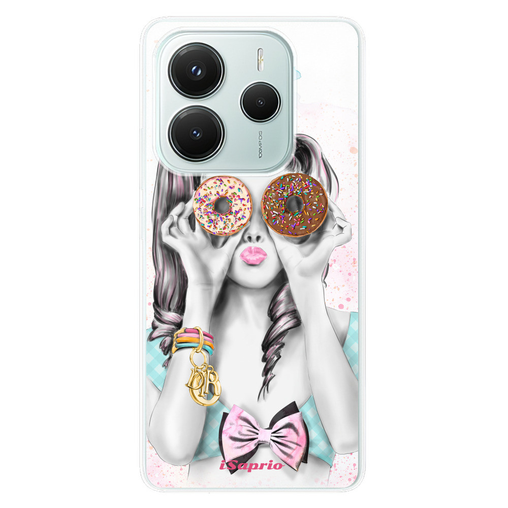 Odolné silikónové puzdro iSaprio - Donuts 10 - Xiaomi Redmi Note 14 5G