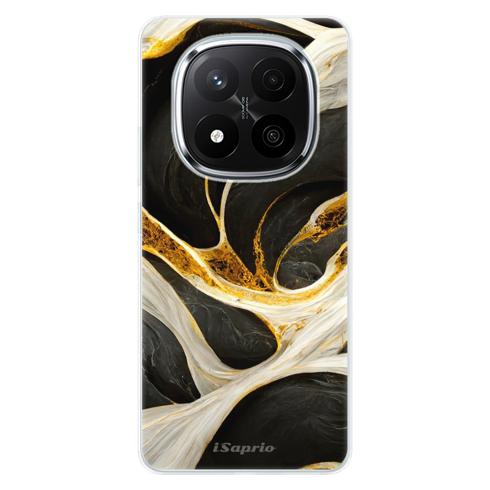 Odolné silikónové puzdro iSaprio - Black and Gold - Xiaomi Redmi Note 14 Pro 5G/14 Pro+ 5G
