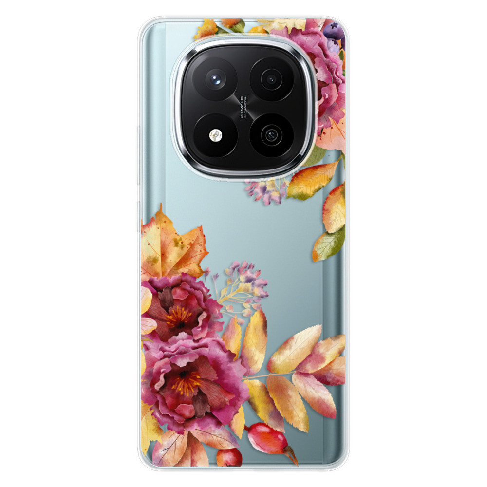 Odolné silikónové puzdro iSaprio - Fall Flowers - Xiaomi Redmi Note 14 Pro 5G/14 Pro+ 5G