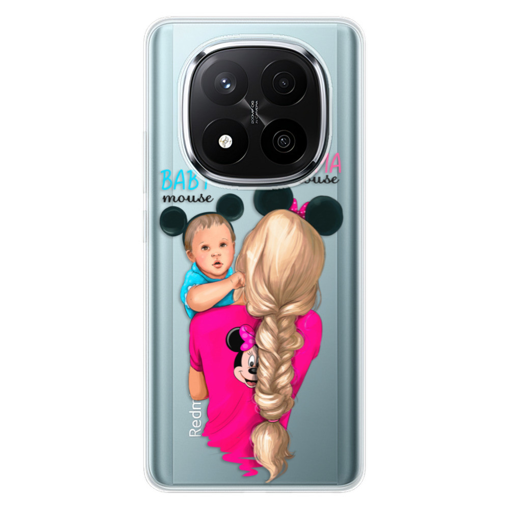 Odolné silikónové puzdro iSaprio - Mama Mouse Blonde and Boy - Xiaomi Redmi Note 14 Pro 5G/14 Pro+ 5G